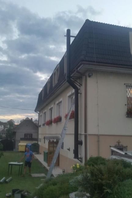 nerezový komín čierny bratislava